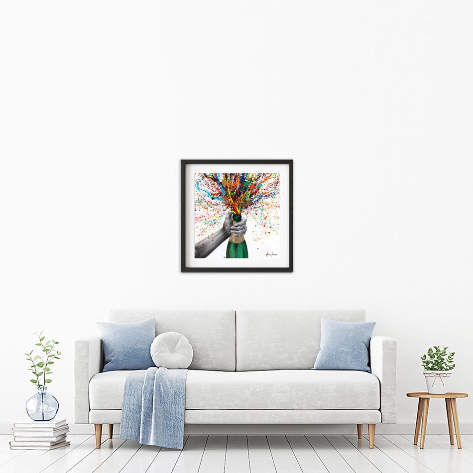 Bottle Of Nostalgia Square Framed Art Print wall art product Ashvin Harrison