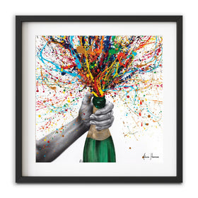 Bottle Of Nostalgia Square Framed Art Print wall art product Ashvin Harrison