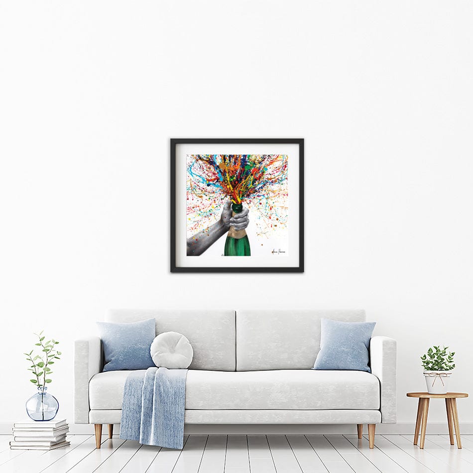 Bottle Of Nostalgia Square Framed Art Print wall art product Ashvin Harrison