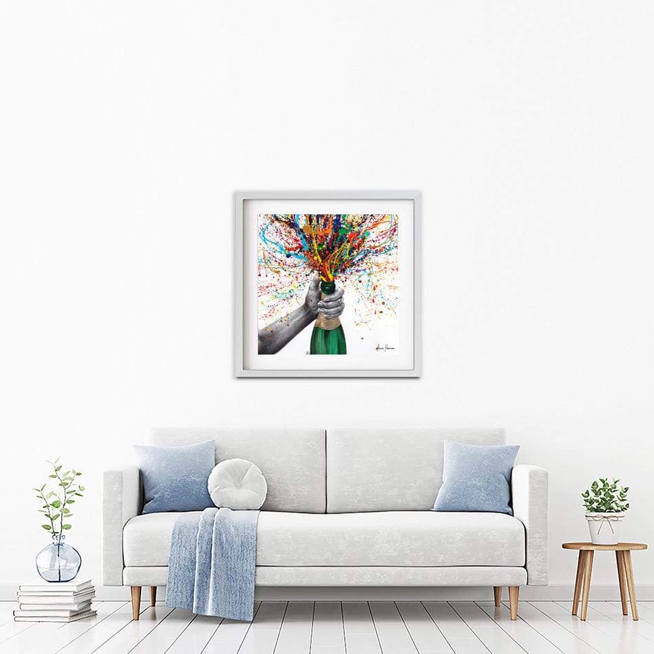 Bottle Of Nostalgia Square Framed Art Print wall art product Ashvin Harrison