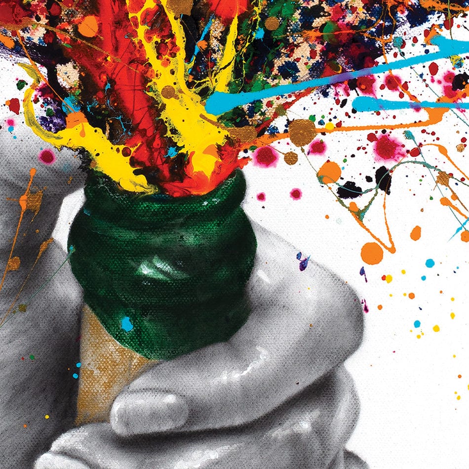 Bottle Of Nostalgia Square Framed Art Print wall art product Ashvin Harrison
