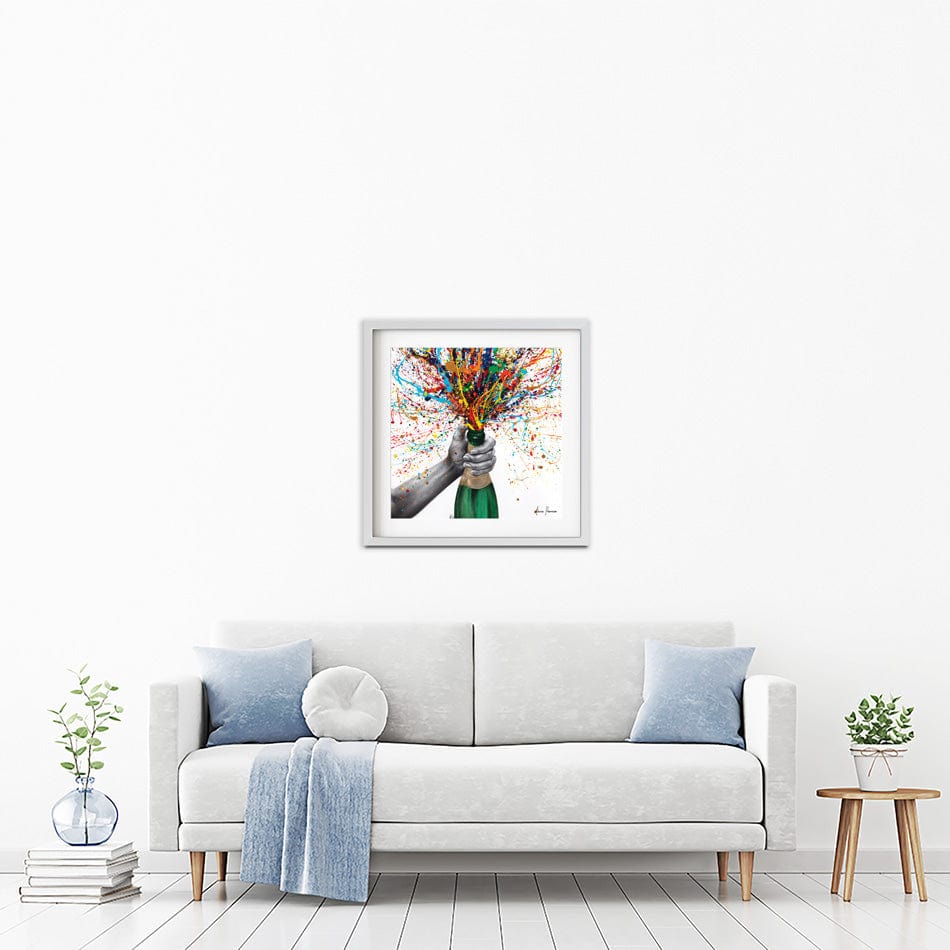 Bottle Of Nostalgia Square Framed Art Print wall art product Ashvin Harrison