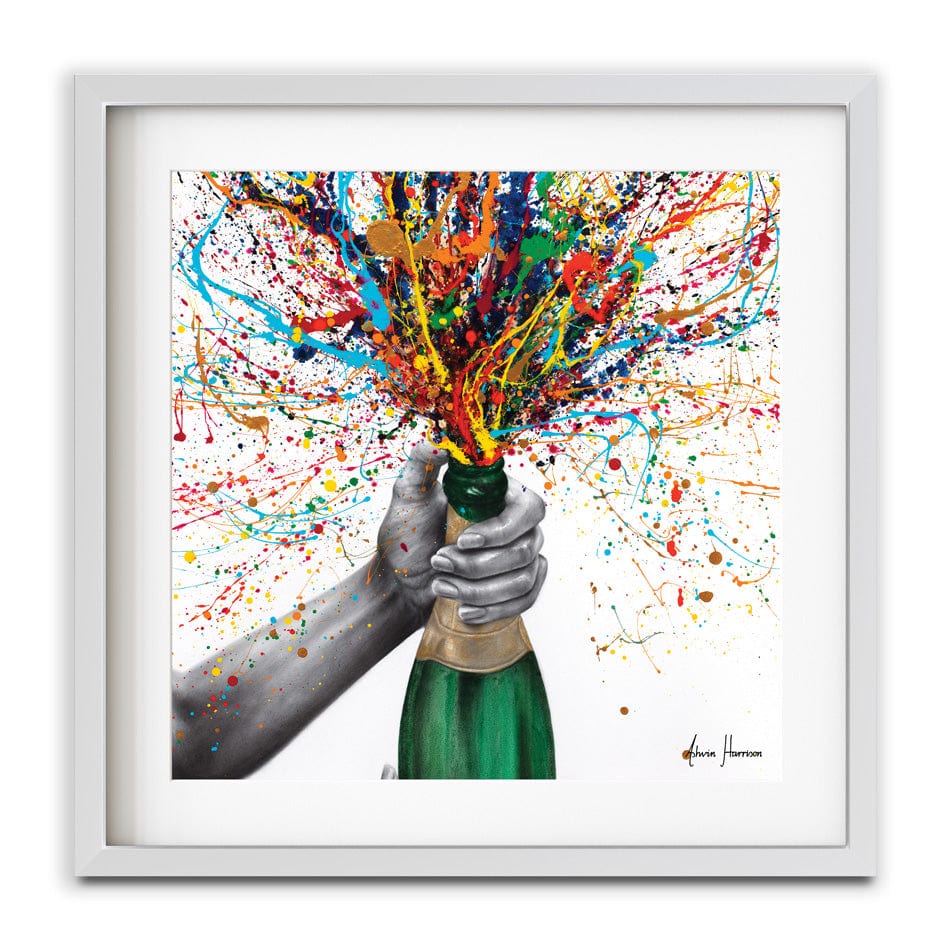 Bottle Of Nostalgia Square Framed Art Print wall art product Ashvin Harrison