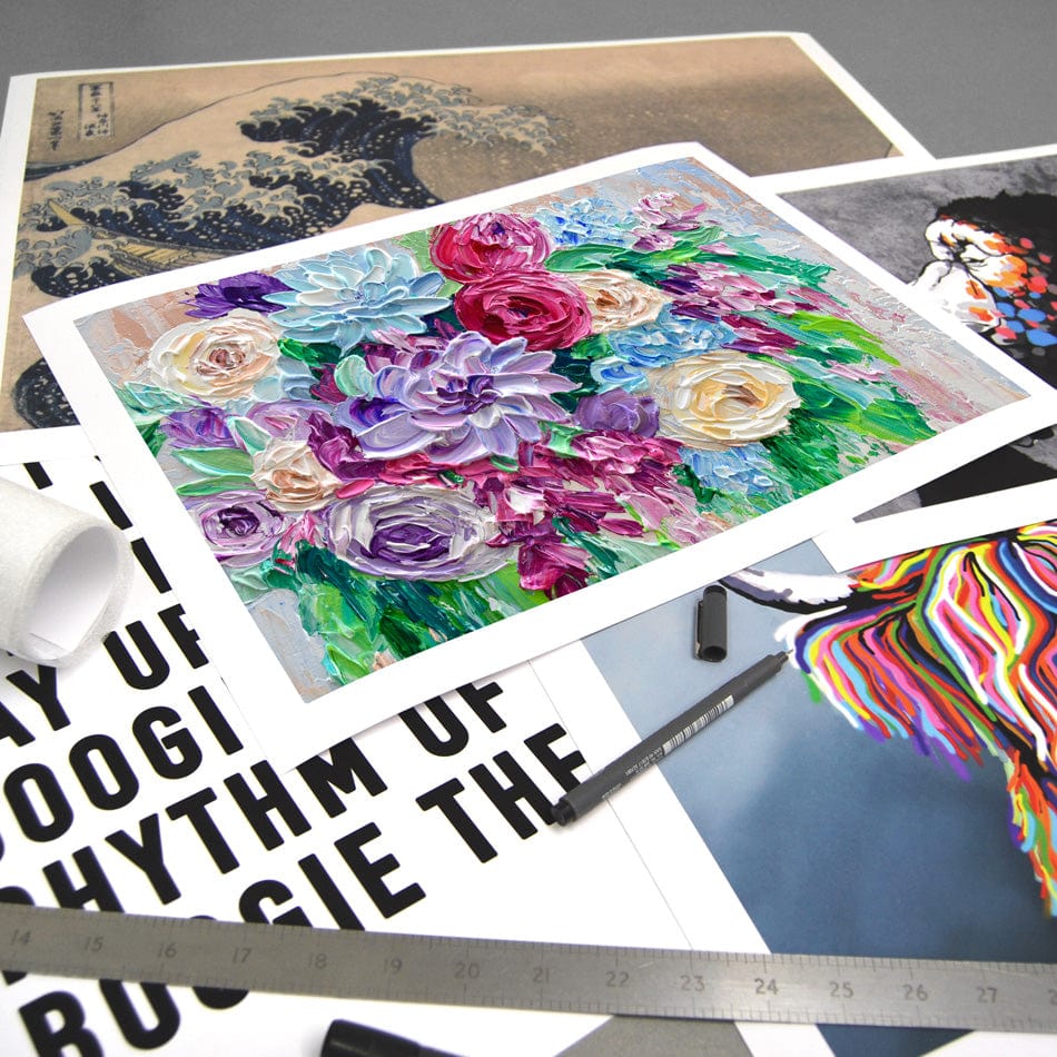 Bouquet Art Print wall art product Olga Tkachyk