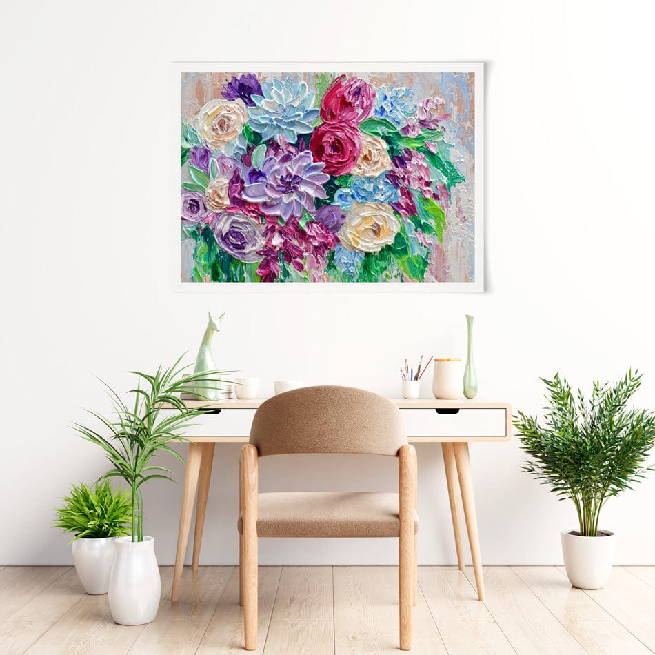 Bouquet Art Print wall art product Olga Tkachyk