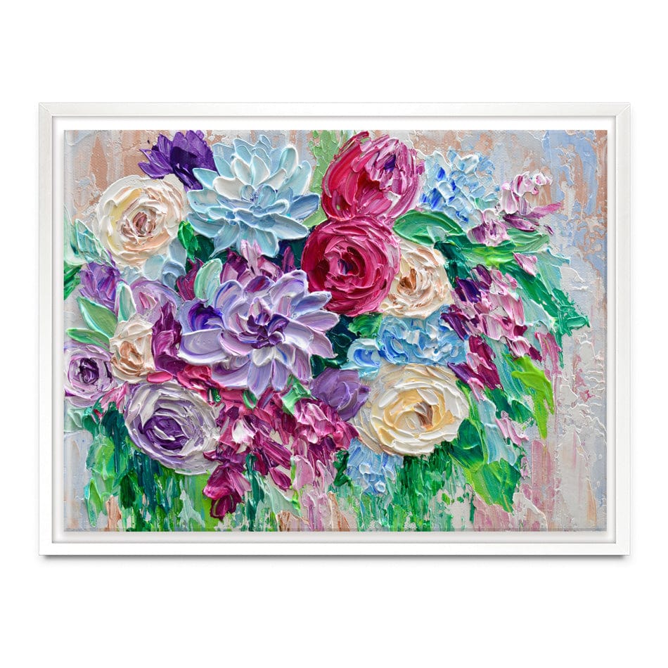 Bouquet Canvas Print wall art product Olga Tkachyk