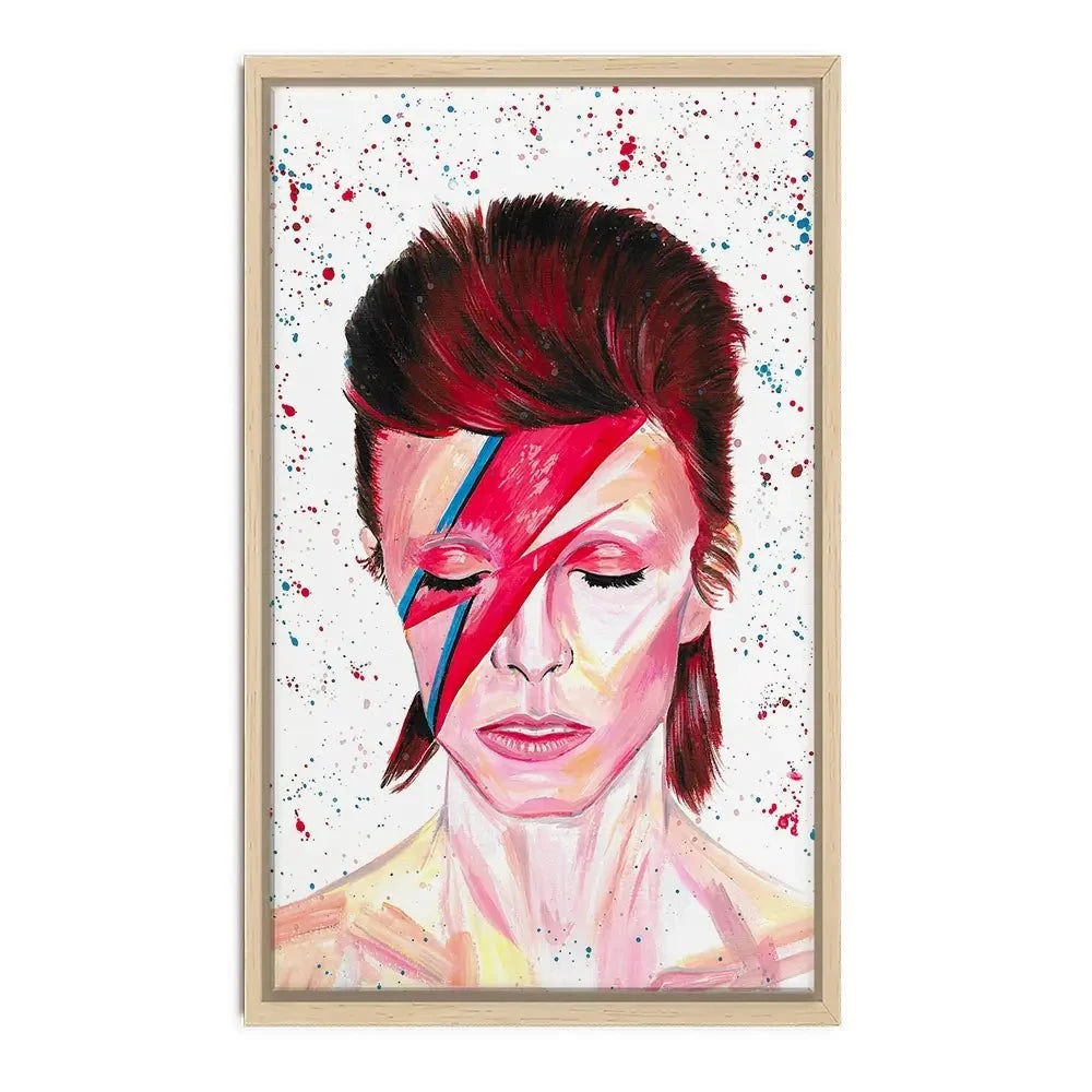 Bowie Canvas Print Bowie Canvas Print wall art product Emma LC Art