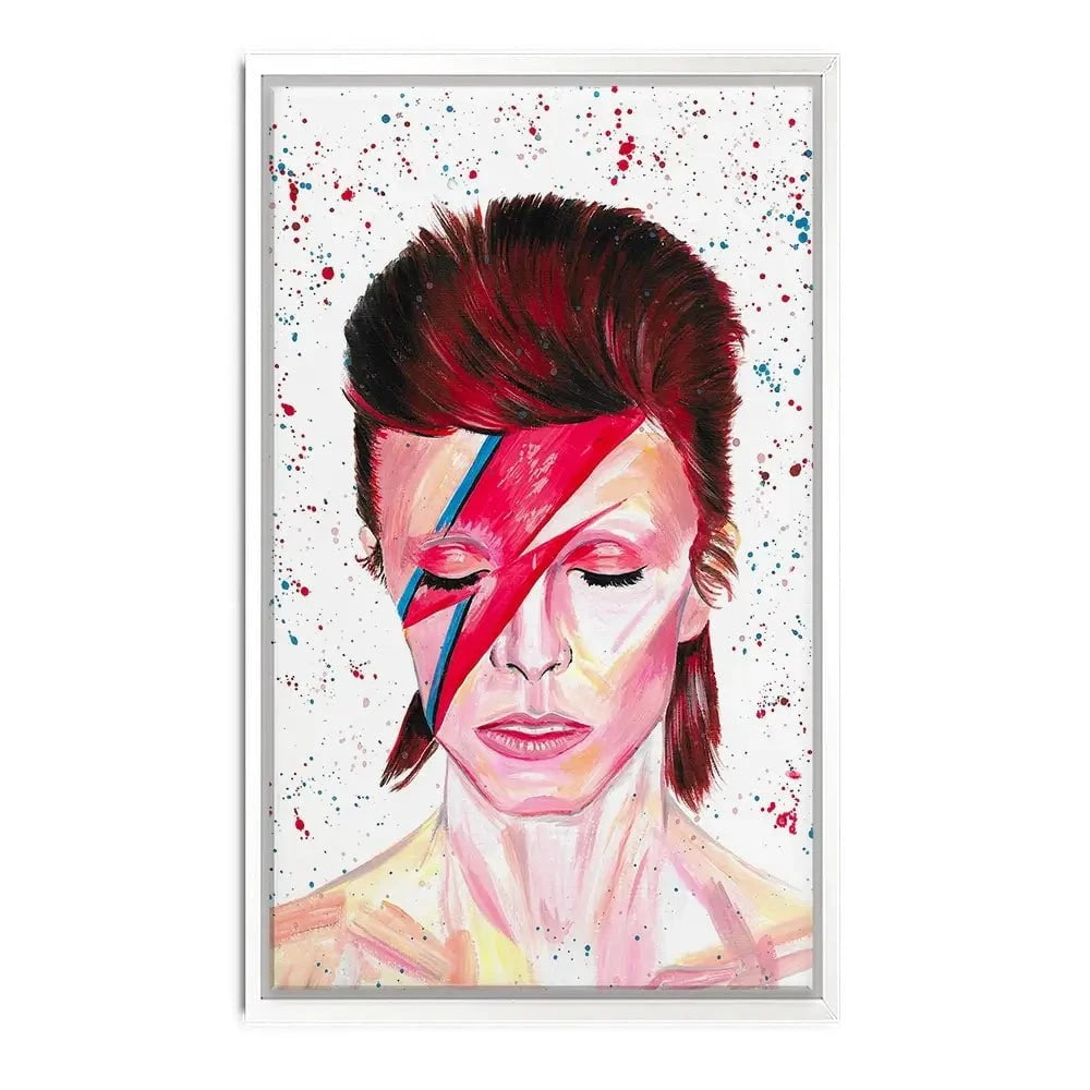 Bowie Canvas Print Bowie Canvas Print wall art product Emma LC Art