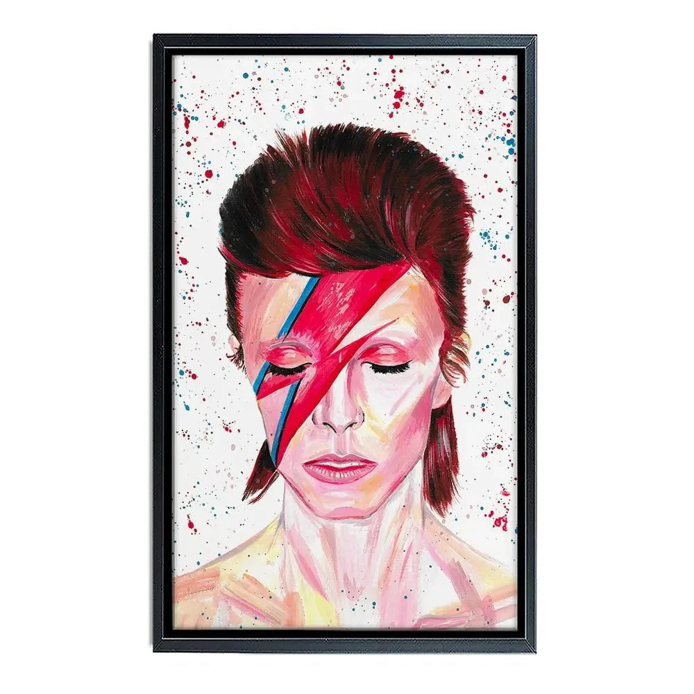 Bowie Canvas Print Bowie Canvas Print wall art product Emma LC Art