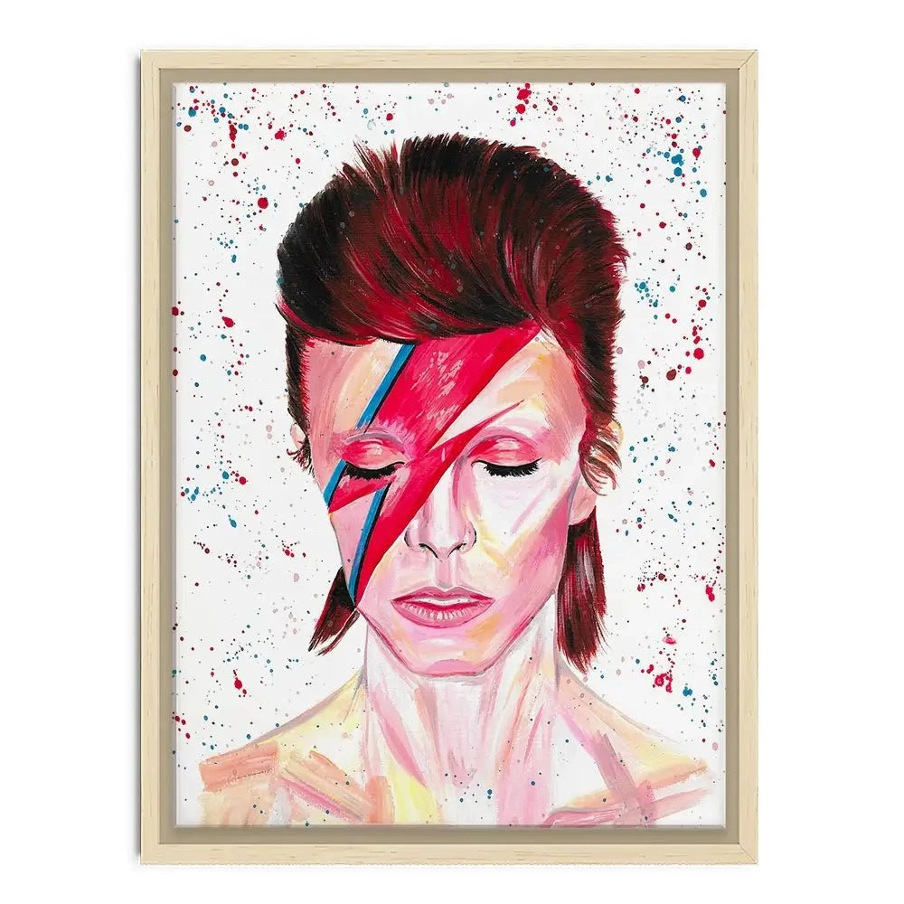 Bowie Canvas Print Bowie Canvas Print wall art product Emma LC Art