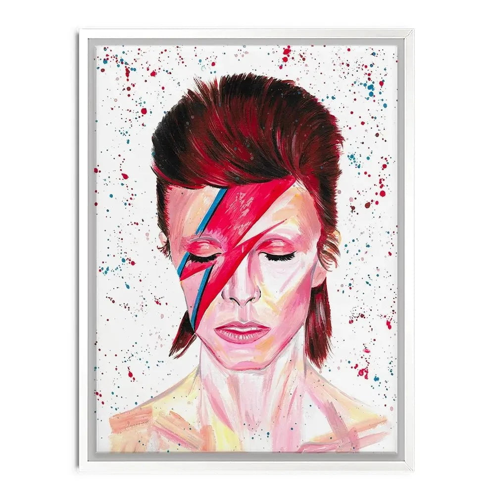 Bowie Canvas Print Bowie Canvas Print wall art product Emma LC Art