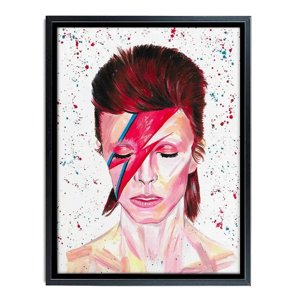 Bowie Canvas Print Bowie Canvas Print wall art product Emma LC Art