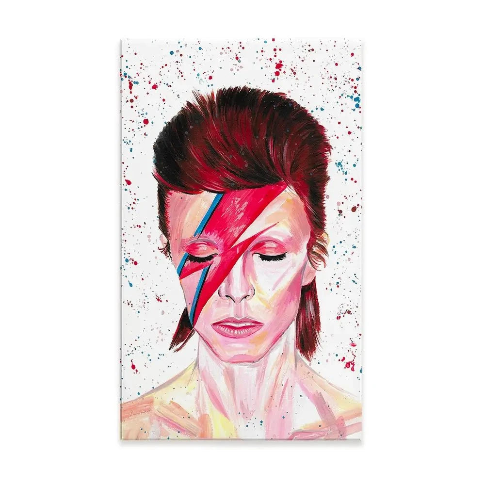 Bowie Canvas Print Bowie Canvas Print wall art product Emma LC Art