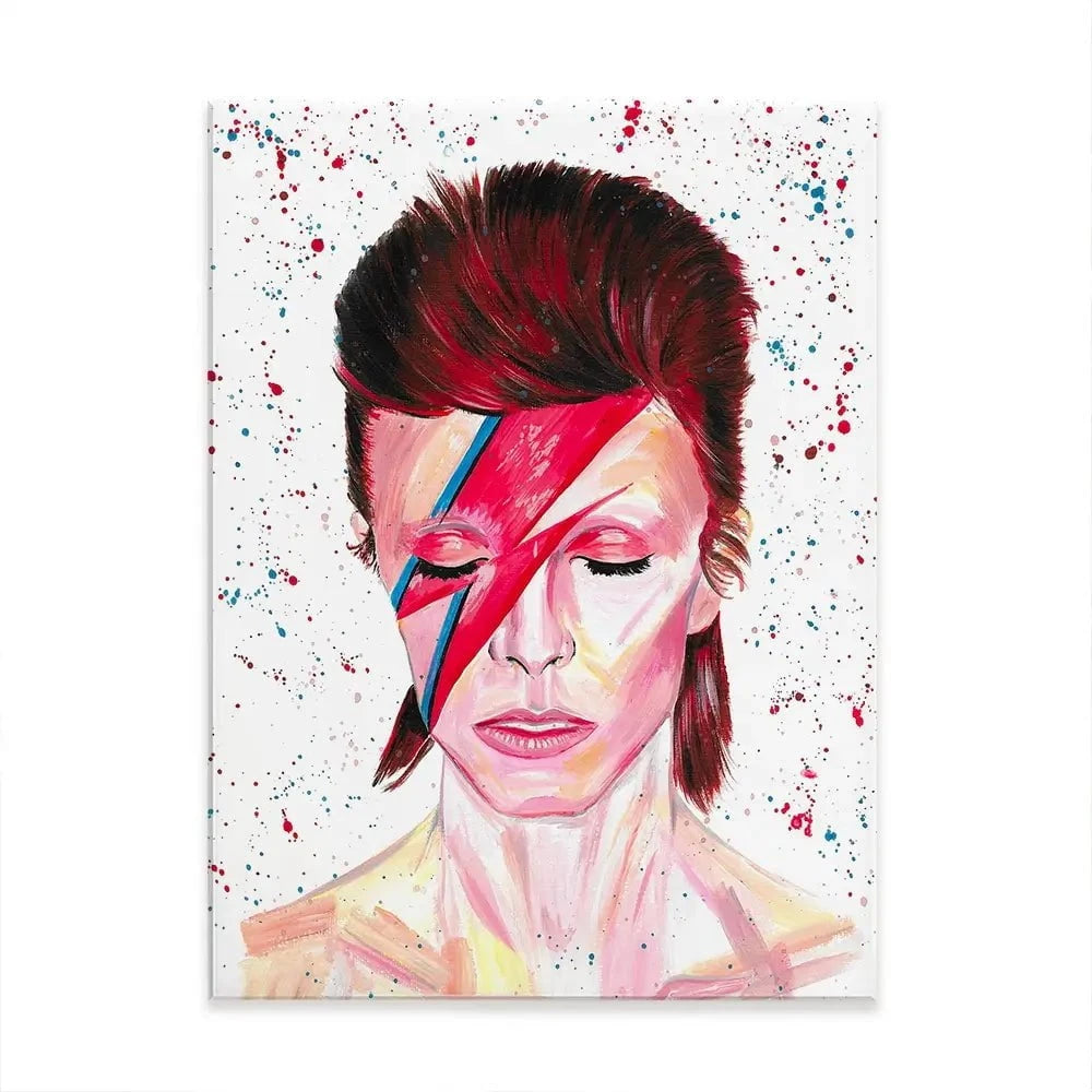 Bowie Canvas Print Bowie Canvas Print wall art product Emma LC Art