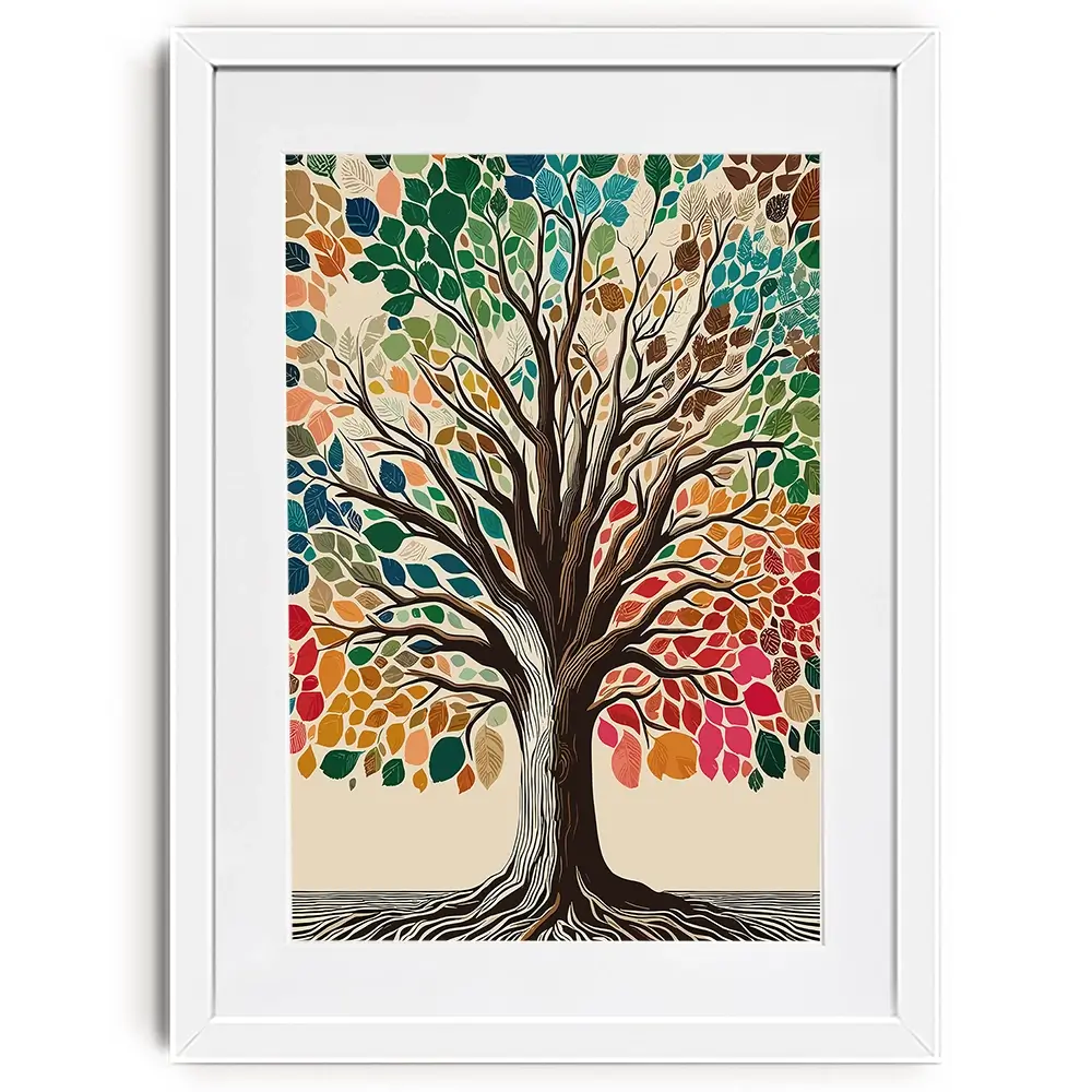 Branches Of Becoming Framed Art Print Branches Of Becoming Framed Art Print wall art product P & M Print Gallery