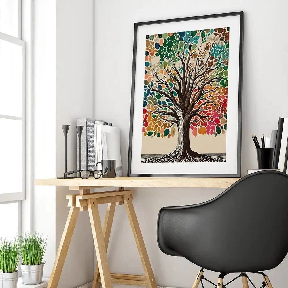 Branches Of Becoming Framed Art Print Branches Of Becoming Framed Art Print wall art product P & M Print Gallery