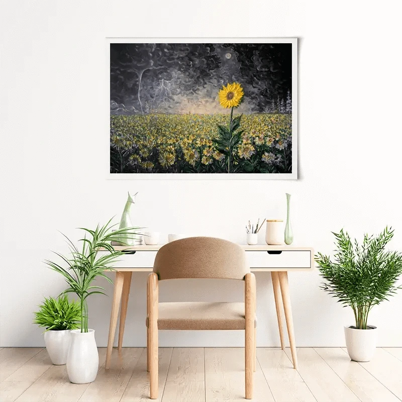 Brave The Storm Art Print Brave The Storm Art Print wall art product Nada Khatib