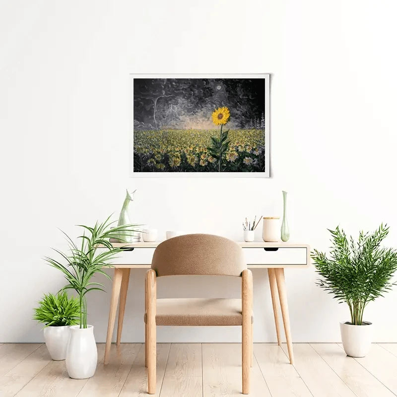 Brave The Storm Art Print Brave The Storm Art Print wall art product Nada Khatib