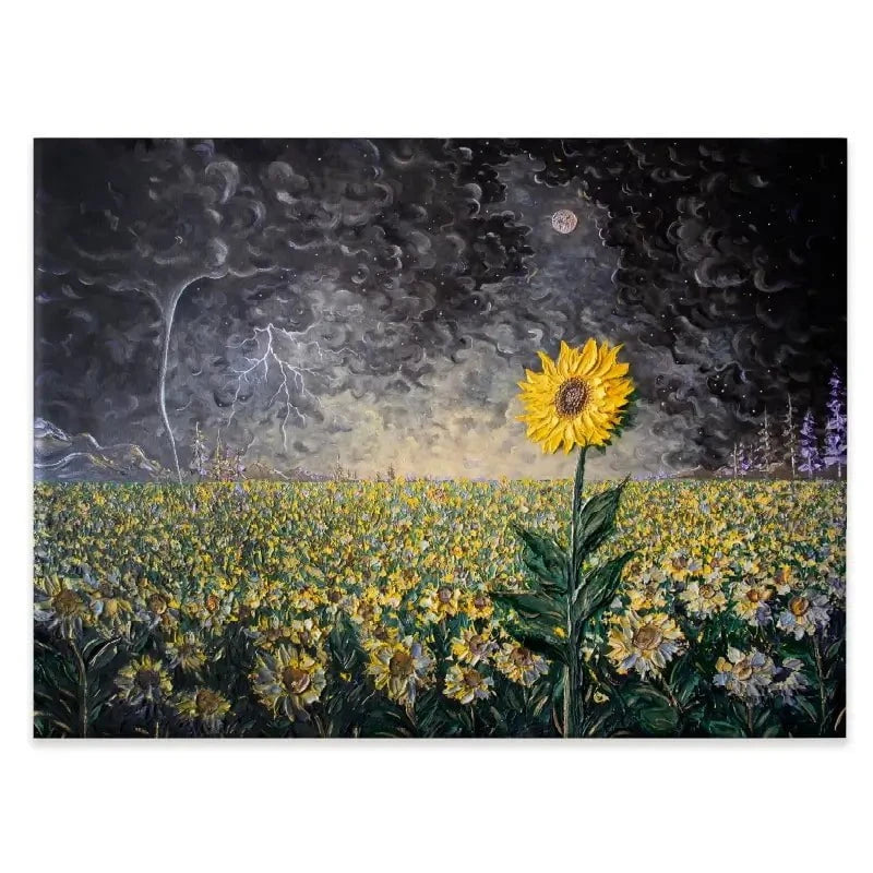Brave The Storm Canvas Print Brave The Storm Canvas Print wall art product Nada Khatib