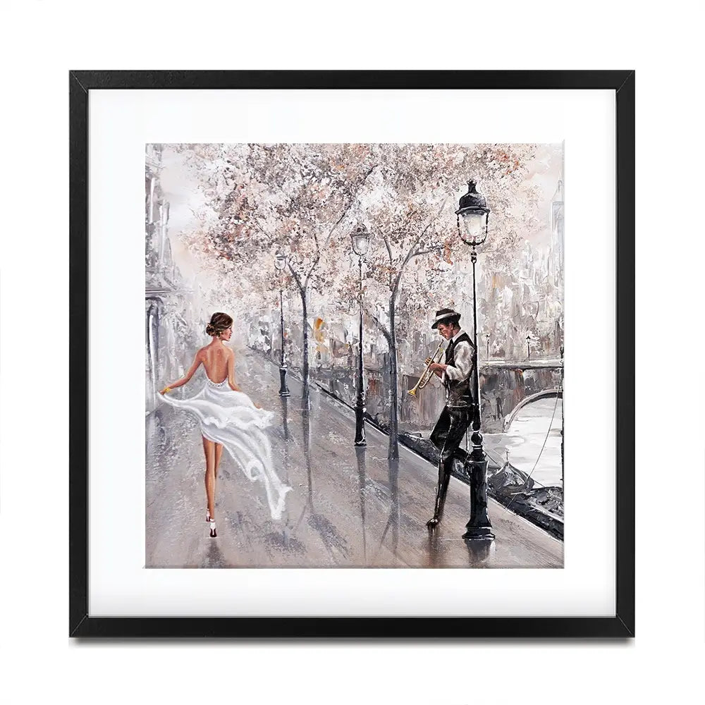 Breathless Paris Flair Square Framed Art Print Breathless Paris Flair Square Framed Art Print wall art product Isabella Karolewicz