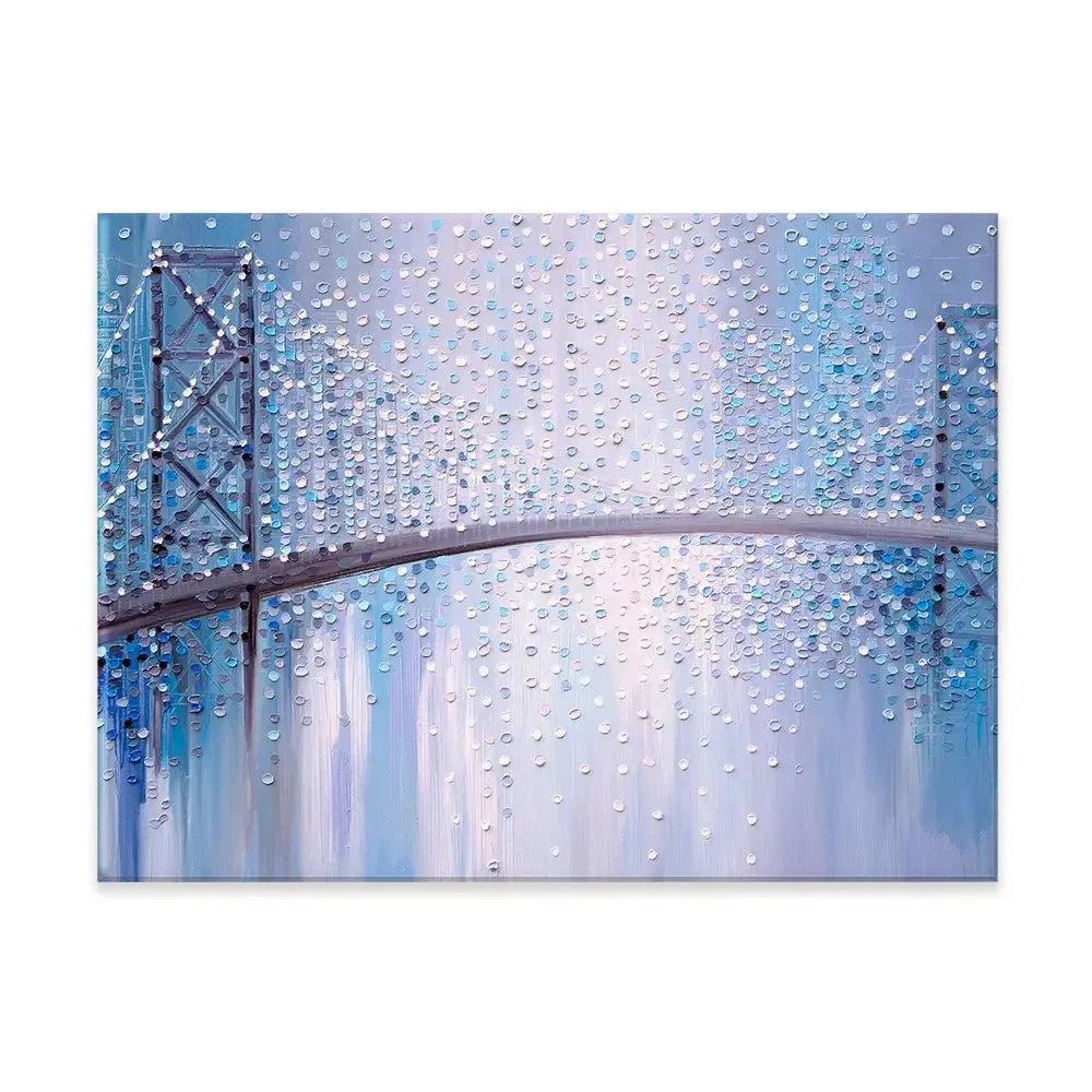 Bridge In The Mist Canvas Print Bridge In The Mist Canvas Print wall art product Ekaterina Ermilkina