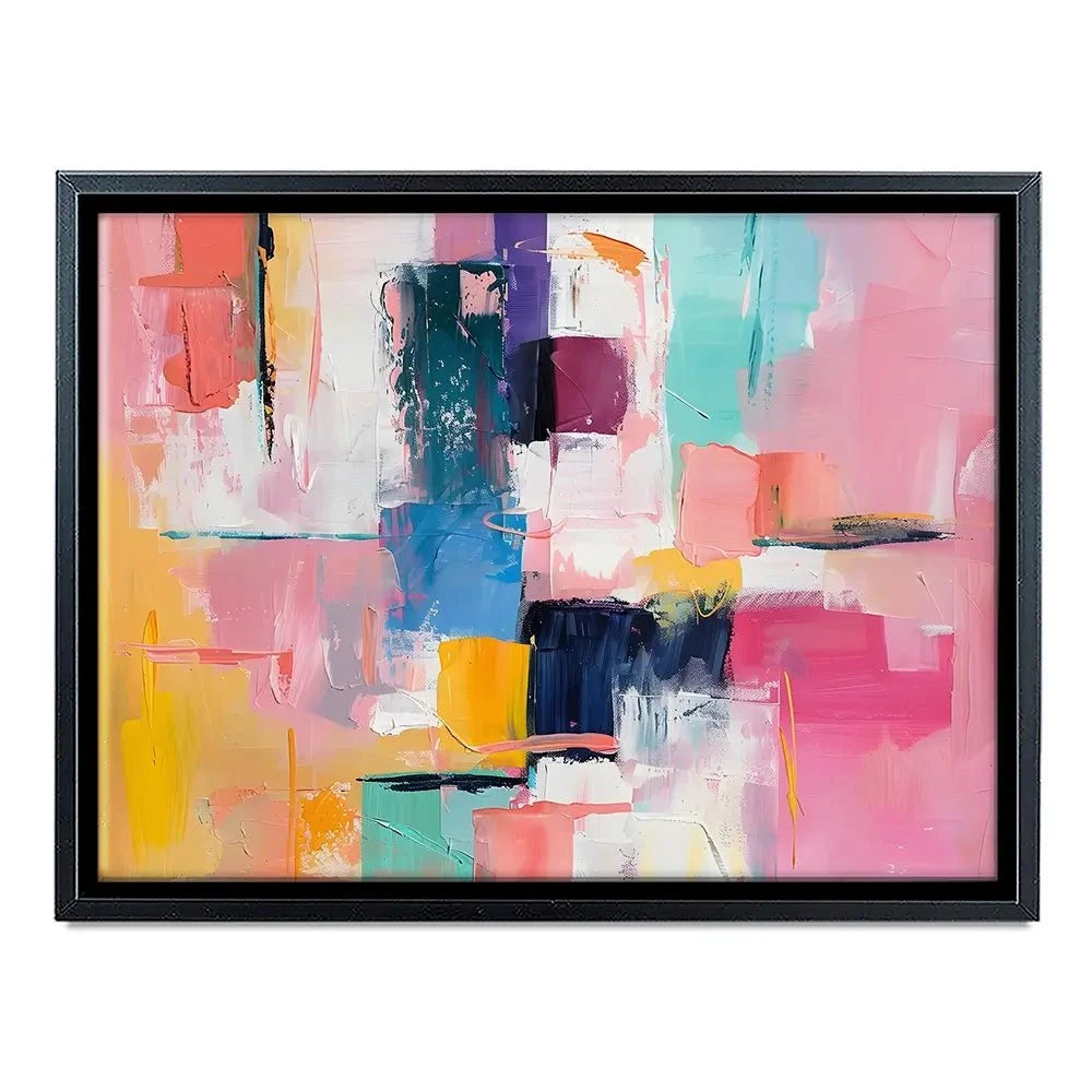 Bright Brushes Of Colour Canvas Print Bright Brushes Of Colour Canvas Print wall art product Art Print Shop