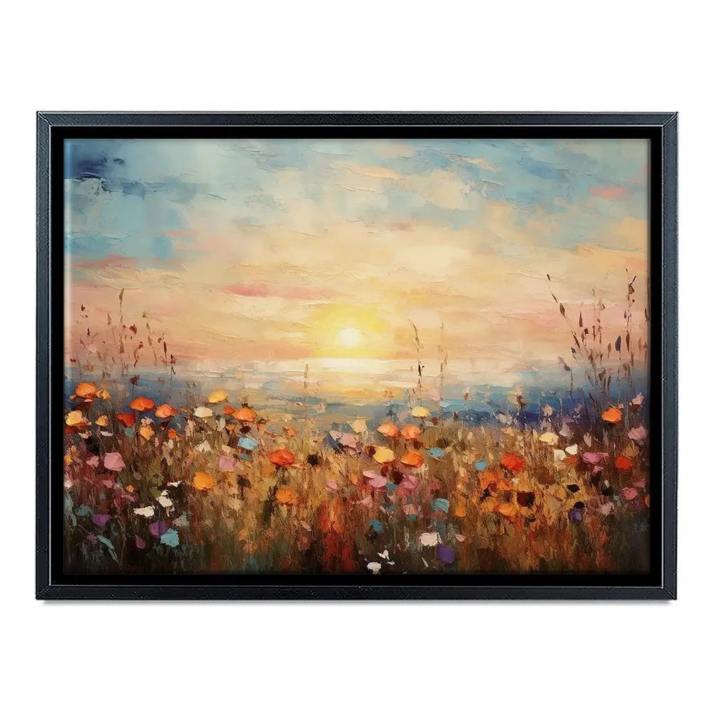 Bright Meadow Sunrise Canvas Print Bright Meadow Sunrise Canvas Print wall art product Franklyn Gregory - Independent
