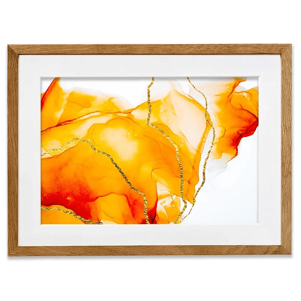 Bright Orange Framed Art Print Bright Orange Framed Art Print wall art product CARACOLLA / Shutterstock