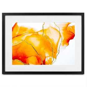 Bright Orange Framed Art Print Bright Orange Framed Art Print wall art product CARACOLLA / Shutterstock