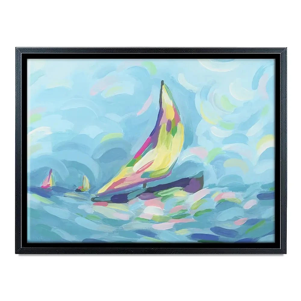 Bright Sails Canvas Print Bright Sails Canvas Print wall art product June Erica Vess