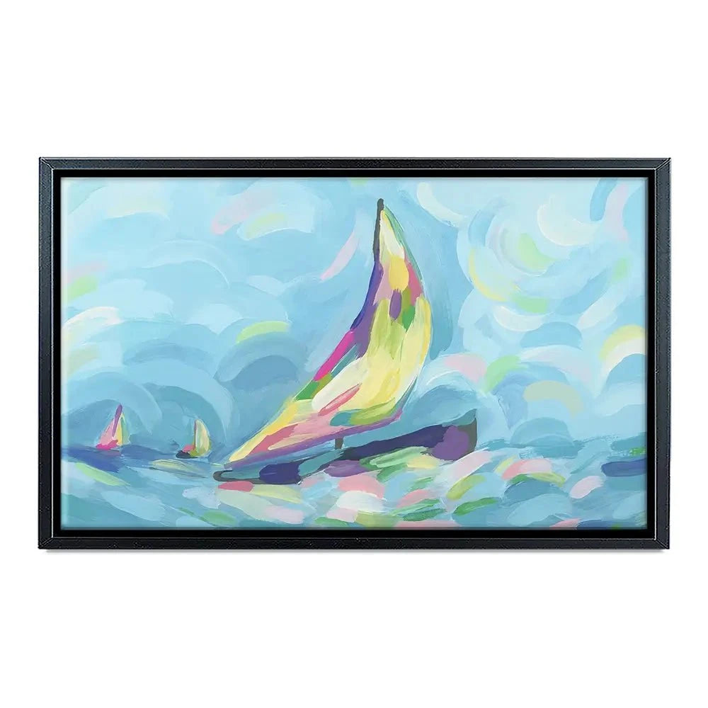 Bright Sails Canvas Print Bright Sails Canvas Print wall art product June Erica Vess