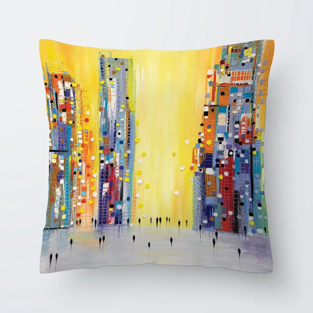 Bright Sunny Day Cushion Bright Sunny Day Cushion wall art product Ekaterina Ermilkina