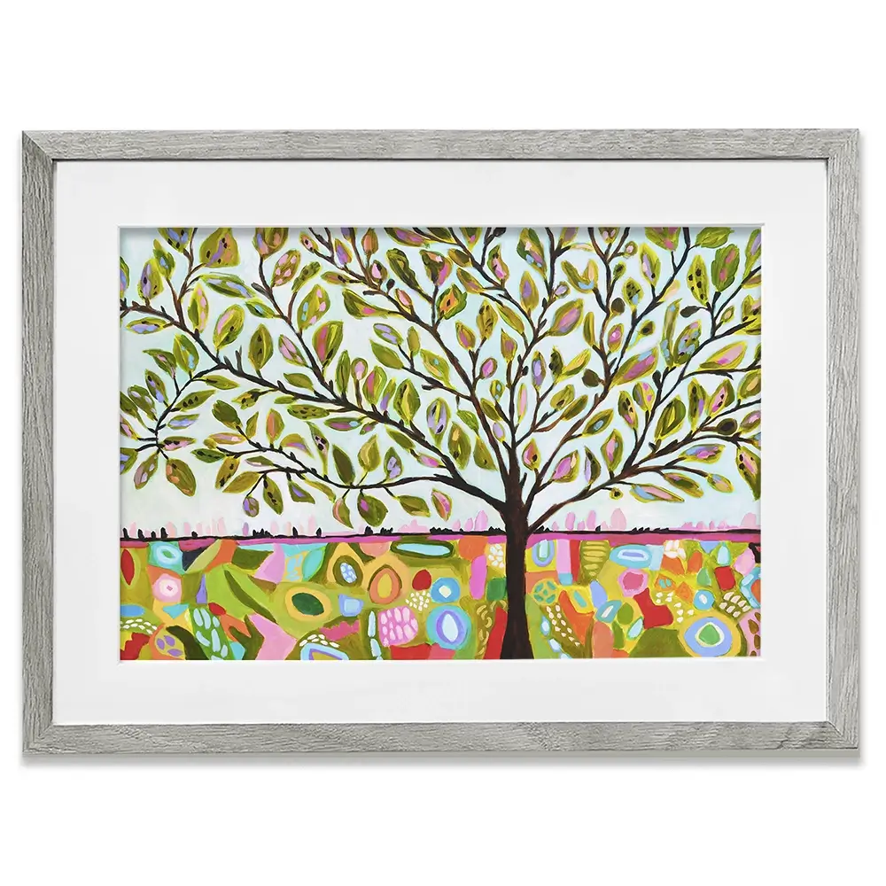 Bright Tree Framed Art Print Bright Tree Framed Art Print wall art product Karen Fields