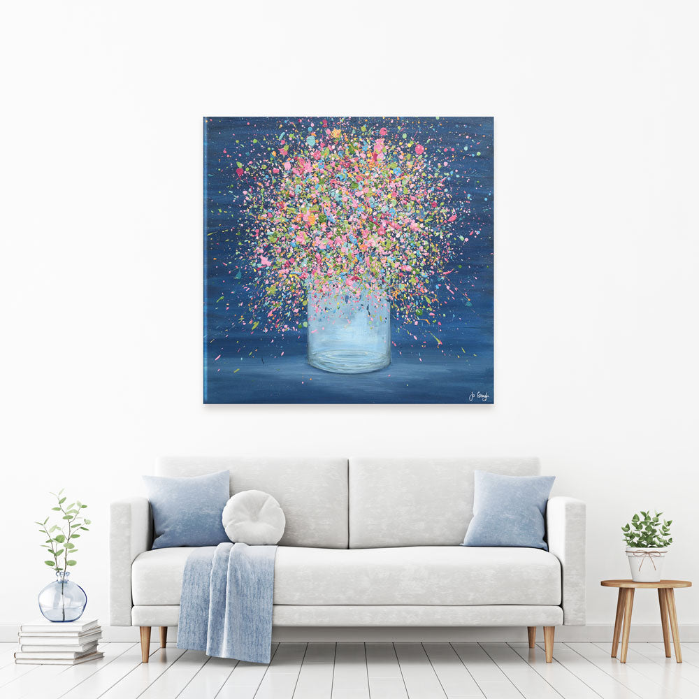 Bring Me Joy Canvas Print Bring Me Joy Canvas Print wall art product Jo Gough