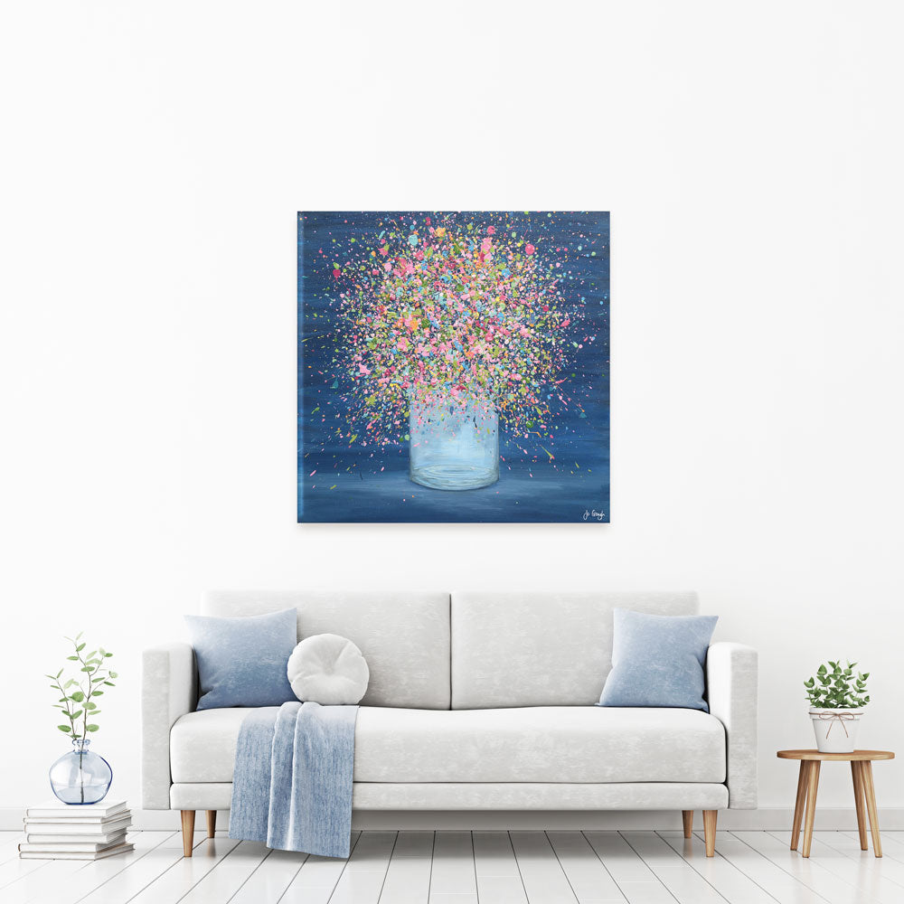 Bring Me Joy Canvas Print Bring Me Joy Canvas Print wall art product Jo Gough