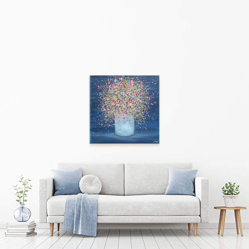 Bring Me Joy Canvas Print Bring Me Joy Canvas Print wall art product Jo Gough
