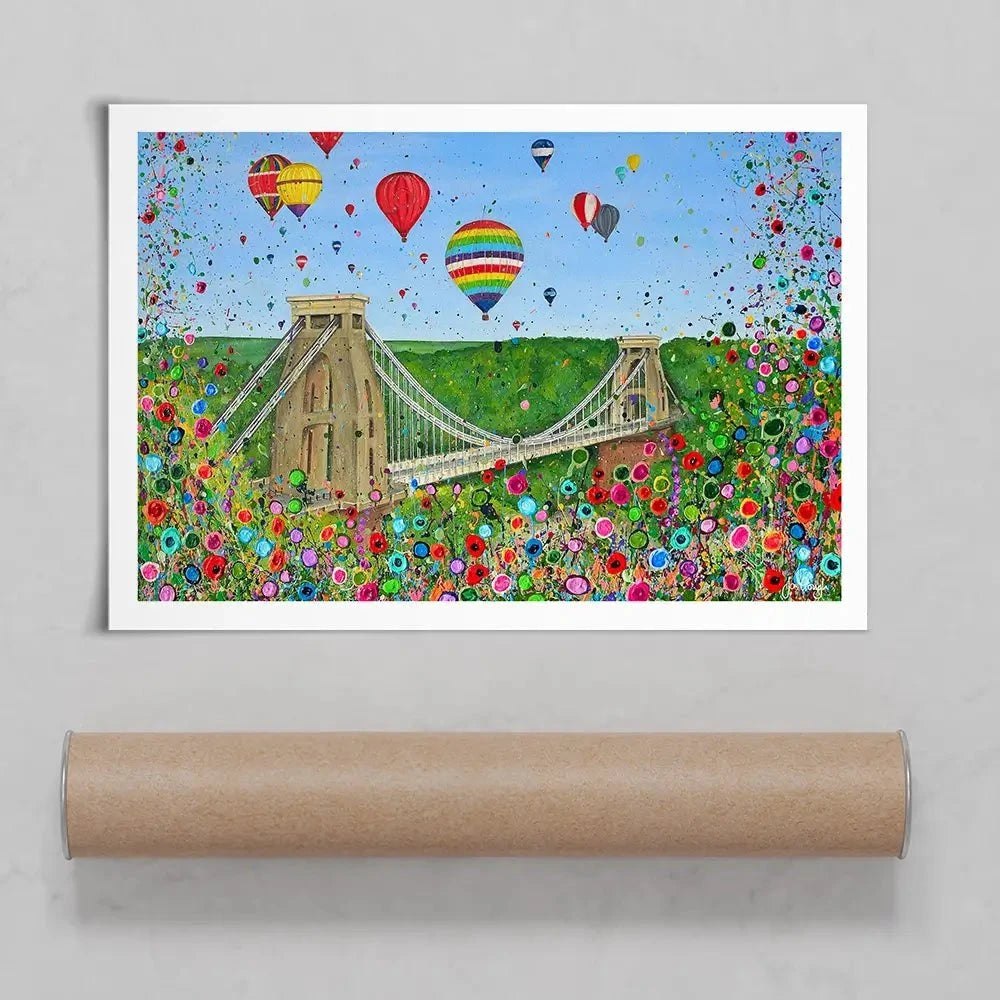 Bristol Suspension Bridge Art Print Bristol Suspension Bridge Art Print wall art product Jo Gough