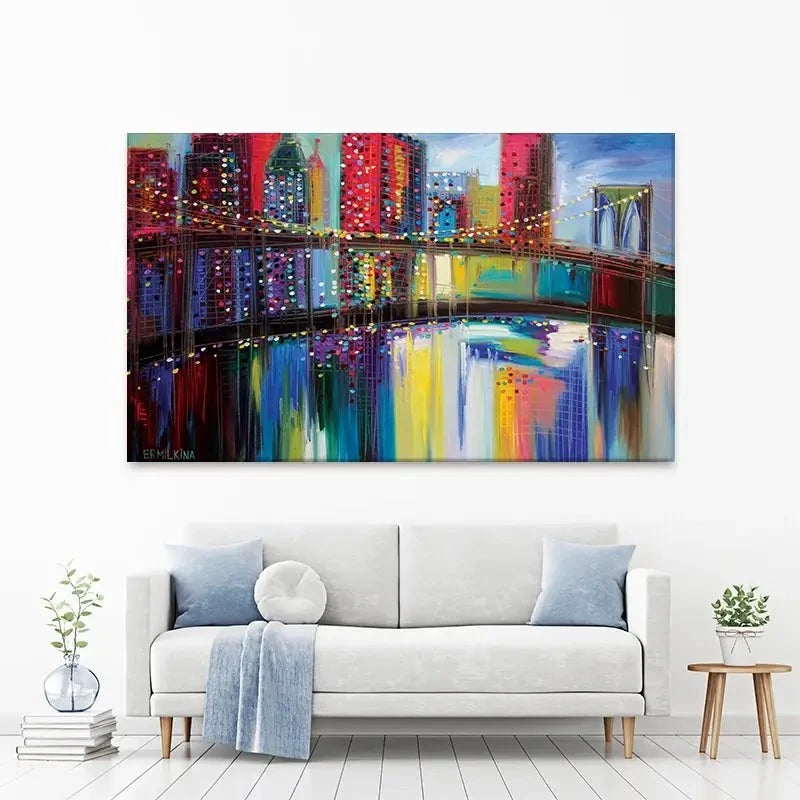 Brooklyn Bridge Canvas Print Brooklyn Bridge Canvas Print wall art product Ekaterina Ermilkina