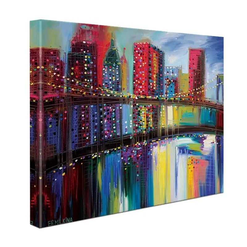 Brooklyn Bridge Canvas Print Brooklyn Bridge Canvas Print wall art product Ekaterina Ermilkina