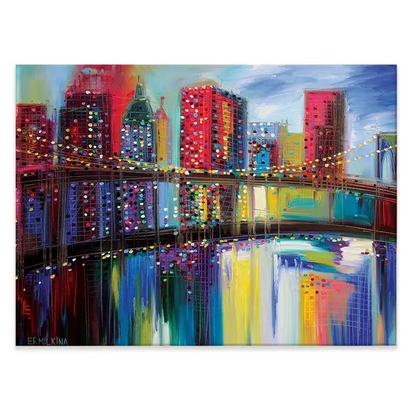Brooklyn Bridge Canvas Print Brooklyn Bridge Canvas Print wall art product Ekaterina Ermilkina