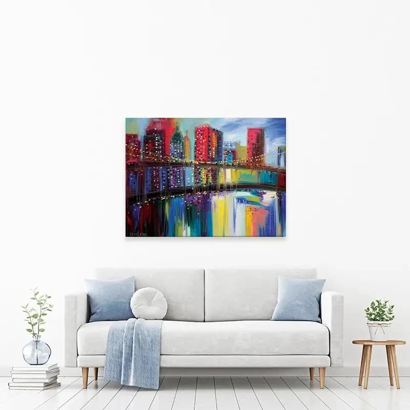 Brooklyn Bridge Canvas Print Brooklyn Bridge Canvas Print wall art product Ekaterina Ermilkina