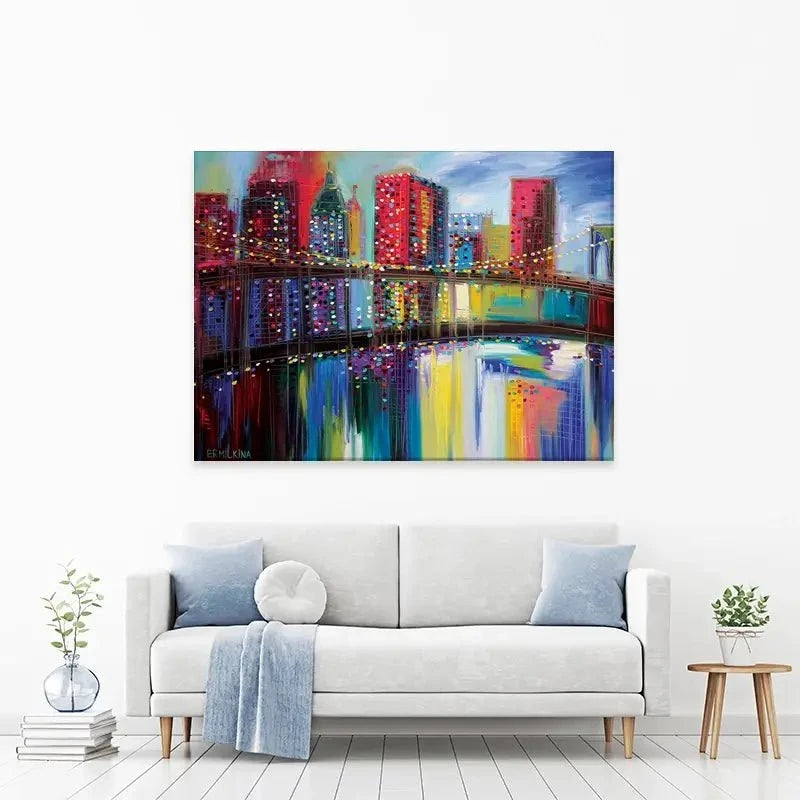 Brooklyn Bridge Canvas Print Brooklyn Bridge Canvas Print wall art product Ekaterina Ermilkina