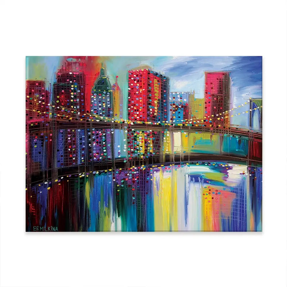Brooklyn Bridge Canvas Print Brooklyn Bridge Canvas Print wall art product Ekaterina Ermilkina