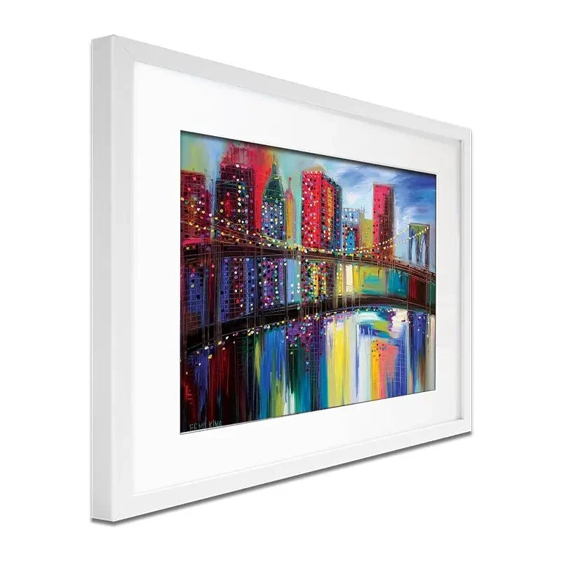 Brooklyn Bridge Framed Art Print Brooklyn Bridge Framed Art Print wall art product Ekaterina Ermilkina