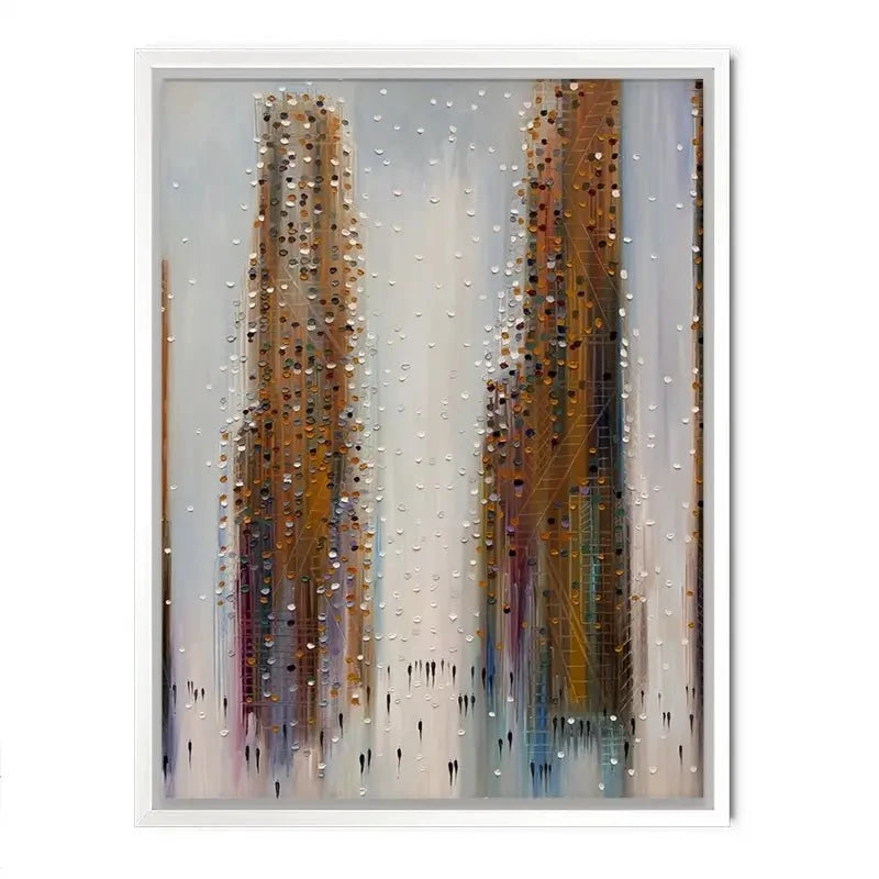 Brown City Reflections Canvas Print Brown City Reflections Canvas Print wall art product Ekaterina Ermilkina