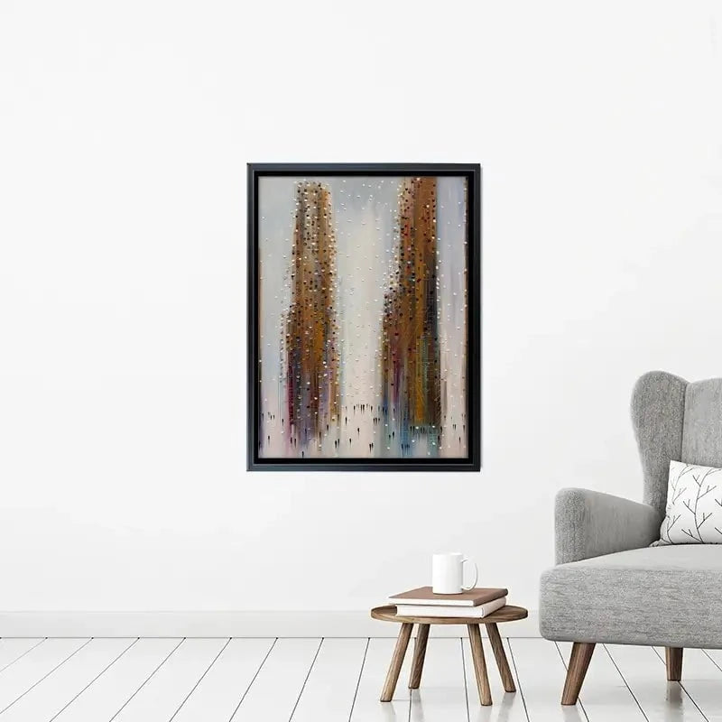Brown City Reflections Canvas Print Brown City Reflections Canvas Print wall art product Ekaterina Ermilkina