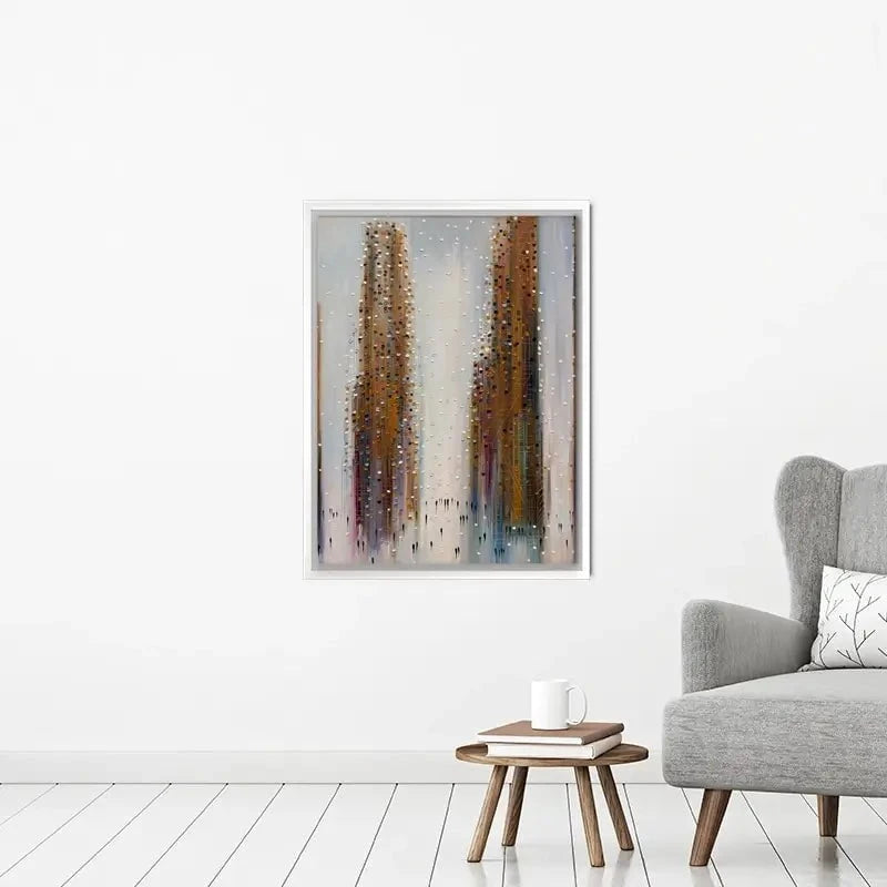 Brown City Reflections Canvas Print Brown City Reflections Canvas Print wall art product Ekaterina Ermilkina