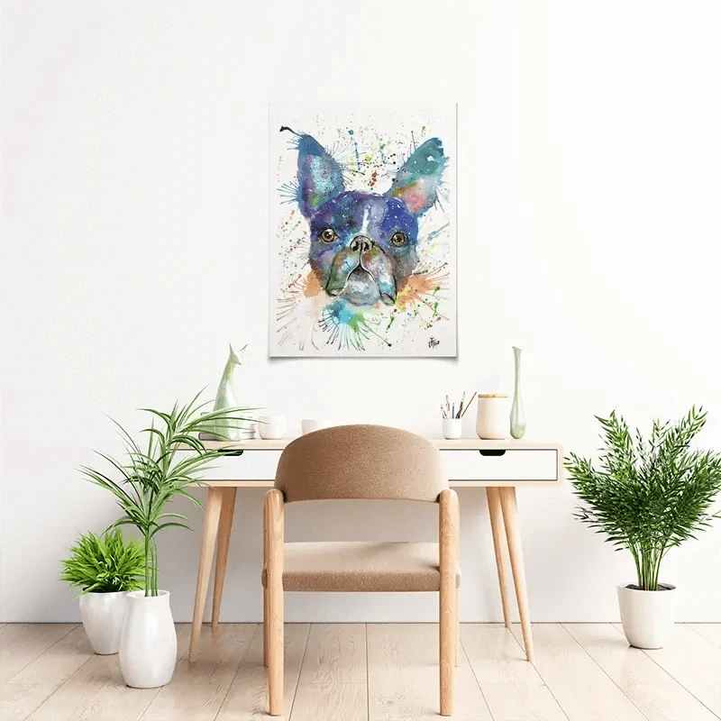 Bruno The Boston Terrier Art Print Bruno The Boston Terrier Art Print wall art product Jamie Taylor