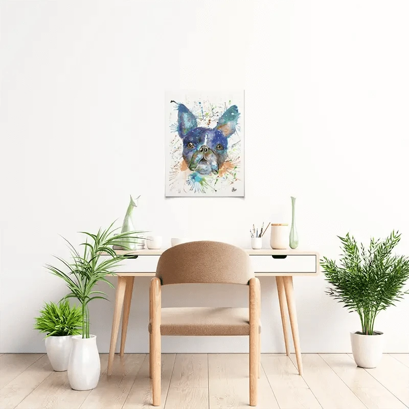 Bruno The Boston Terrier Art Print Bruno The Boston Terrier Art Print wall art product Jamie Taylor