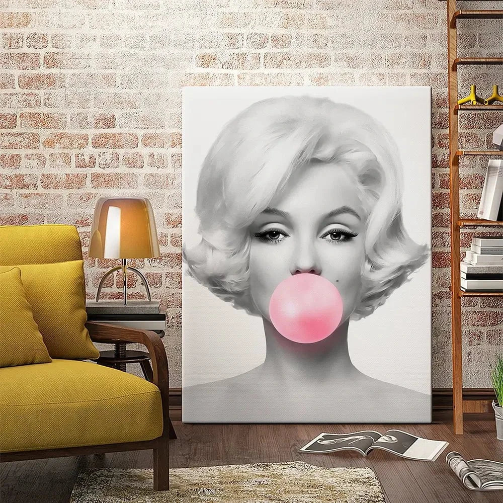 Bubblegum 1 Canvas Print Bubblegum 1 Canvas Print wall art product Art Print Shop